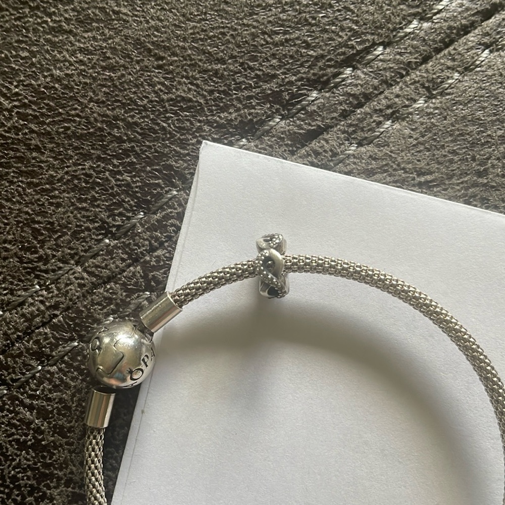 Pandora Charm Silver Sparkling Infinity Spacer